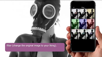 Girl in latex on the site you can download games for android that are not available in the play market for free