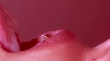 Stepsister gives a blowjob to her step brother for his birthday