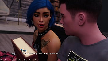 Being a dik #152 busty brunette with hairy pussy gets caught in the shower