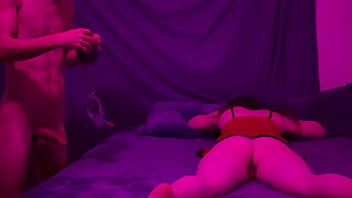 Submissive milf handcuffed & fucked hard & creampied