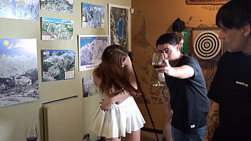 Strip pong stream with argentinian pornstars gets hot knock knock club