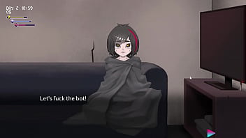 Robot girlfriend sex in porn game