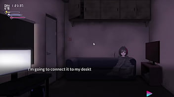 Robot girlfriend sex in porn game