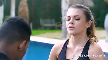 Verona sky the personal trainer enjoys interracial anal