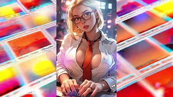 Thick anime beauties take the block in an ai animated photoshoot