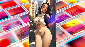 Thick anime beauties take the block in an ai animated photoshoot Thick anime beauties take the block in an ai animated photoshoot