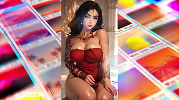 Thick anime beauties take the block in an ai animated photoshoot