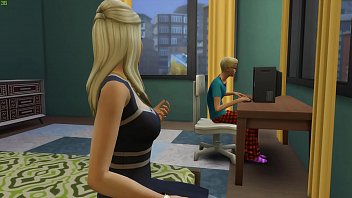 Step mother helping son