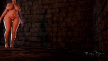 Asian woman bdsm 3d bondage latex