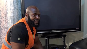 A stunningly beautiful diesel collapses in front of a magnificent fully erect cock