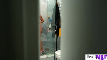 Abby rose begs axel to slam her wet pussy doggy then gulps his load off her huge tits