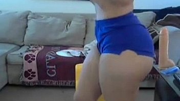 Thick chick riding her adult toy