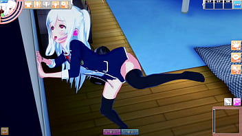 White hair jk koikatsu party