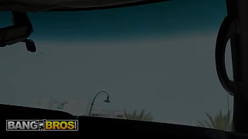 Bangbros daya dare’s bus adventure turns wild with boob flashes deep fucking and a satisfying cum swallow