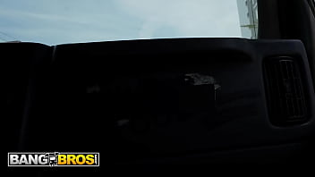 Bangbros daya dare’s bus adventure turns wild with boob flashes deep fucking and a satisfying cum swallow