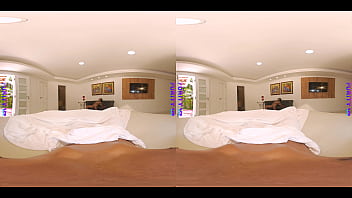 Purity vr stunning brunette shows off her sucking skills