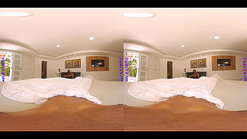 Purity vr stunning brunette shows off her sucking skills