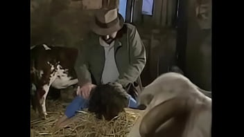 Wife fucked in barn