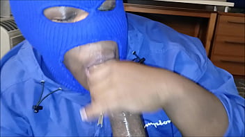 Sucked it so sloppy it wet up her jacket