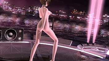 Sakine meiko bailando desnuda