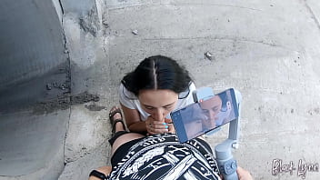 She asked me to film her blowjob skills