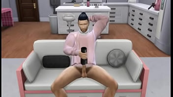 Gay Asian Plays With Himself On Couch thumbnail