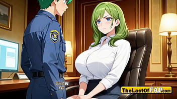 Caught stealing paid with tongue fucked table banged & filled twice by dominant cop