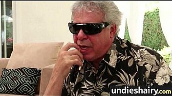 Hot babe in sexy undies and hairy pussy 8