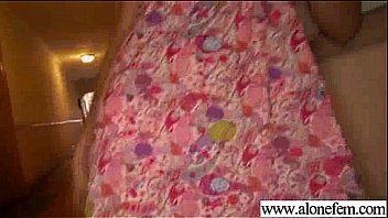 Sexy girl masturbating with things video 14