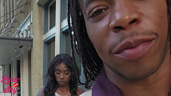 Pounded ebony pussy after date night out bbc couple