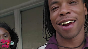 Pounded ebony pussy after date night out bbc couple