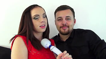 Rim and make up busty redhead eats ass & squirts & gets her tits throat and pink pussy fucked