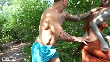 While my friends grilled kebab he was shagging me in a shack