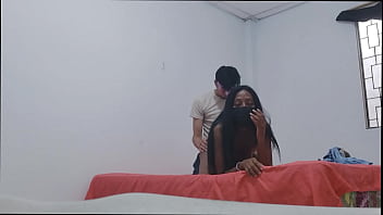 The female student welcomes her boyfriend home and they begin to have an innocent sexual experience she lets the male seduce her from behind