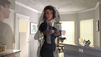 My bimbo dream #06 busty latina fingers herself thinking about my stepmom's fake tits