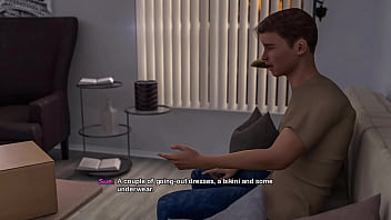 My bimbo dream #06 busty latina fingers herself thinking about my stepmom's fake tits