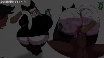 Fat assed kitty getting pounded hard