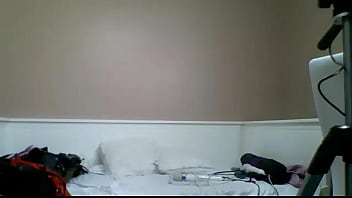 Maxine x inserts those long toys in her ass as she vibes her cunt