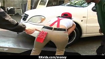 Sexy wild chick gets paid to fuck 30