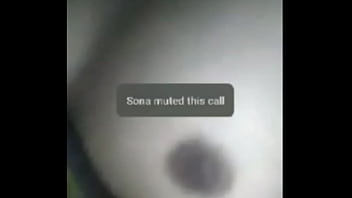 Girl showing her big boobs on webcam