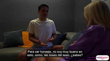 My stepson saw me masturbating