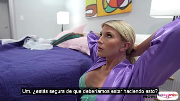 My stepson saw me masturbating