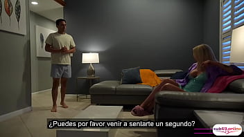 My stepson saw me masturbating