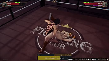 Allie vs johnny nf3d mixed kinky battle ring combat