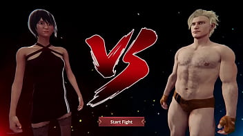 Allie vs johnny nf3d mixed kinky battle ring combat