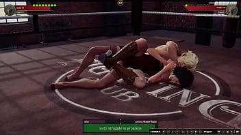 Allie vs johnny nf3d mixed kinky battle ring combat