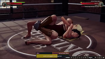 Allie vs johnny nf3d mixed kinky battle ring combat