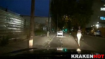 Bdsm girl big boobs in public nudity in the street