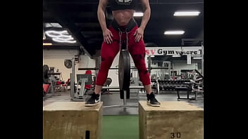 When the music says flex matter what you doin have an awesome saturday at the gym