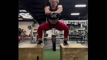 When the music says flex matter what you doin have an awesome saturday at the gym